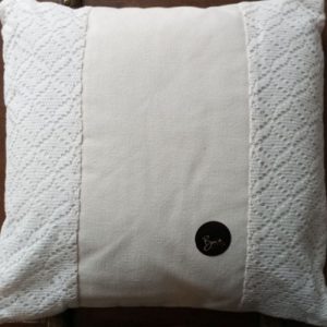 bar a créa coussin dentelle recyclée Nadia