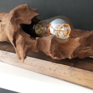 bar a créa lampe souche bois recyclé14b