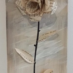 bar a crea fleur papier recyclee