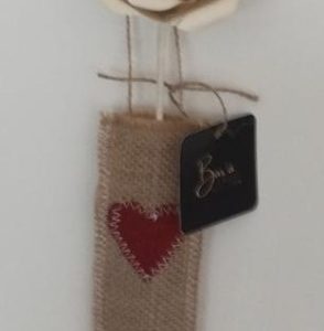 bar a crea rose papier recycle et toile de jute