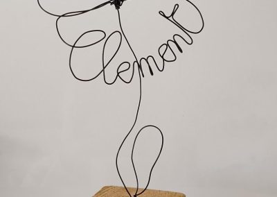 compo vase de 3 roses en papier recyclé